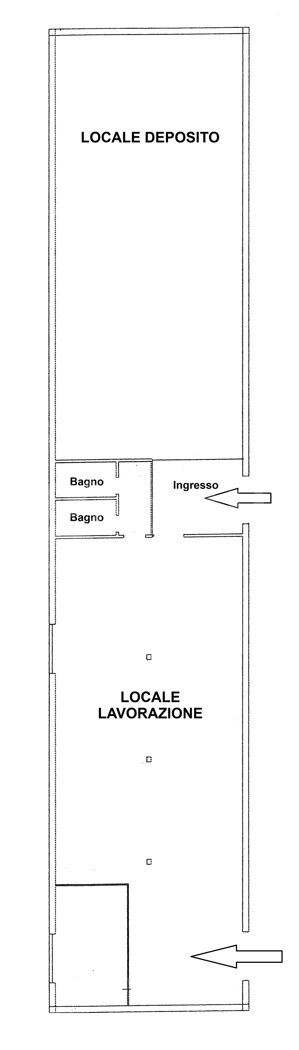 Capannone con box doppio a Patrica