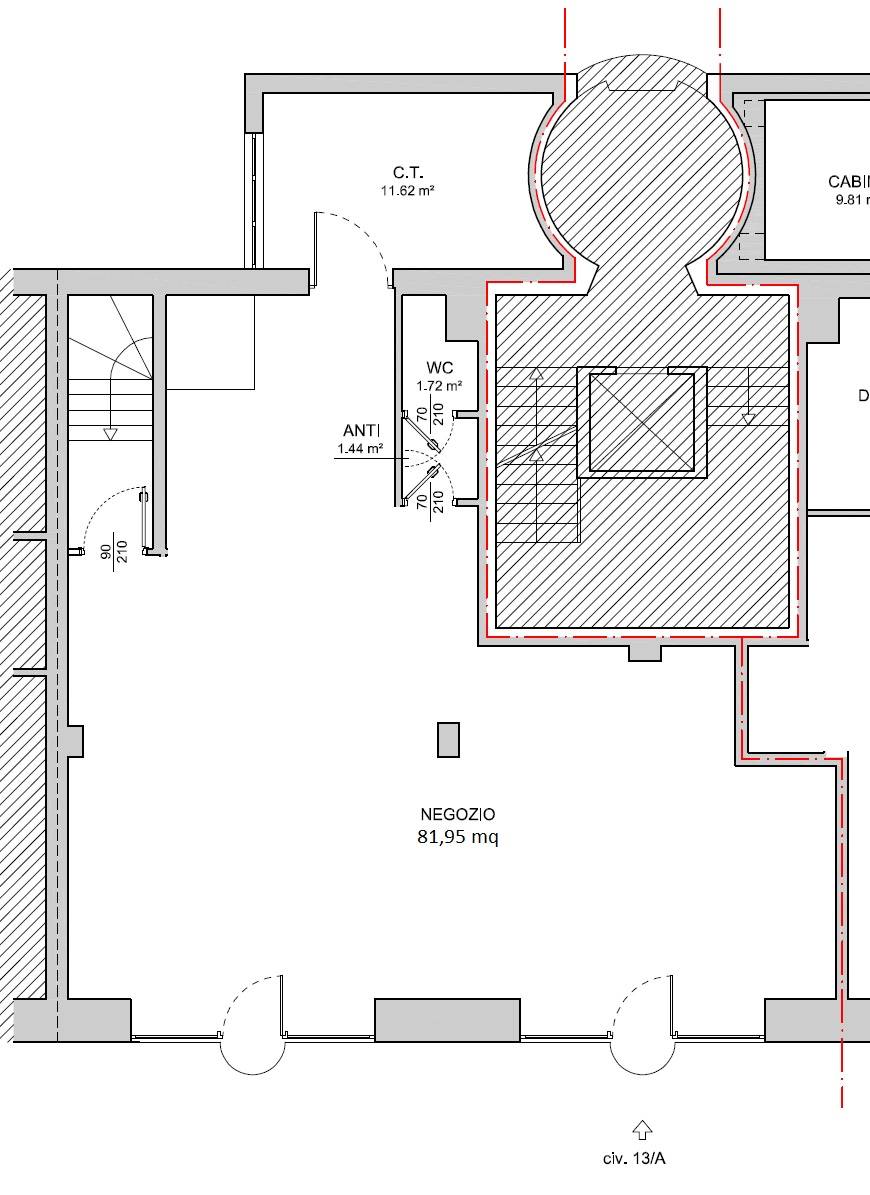 Locale commerciale in affitto a Pordenone, Semicentro