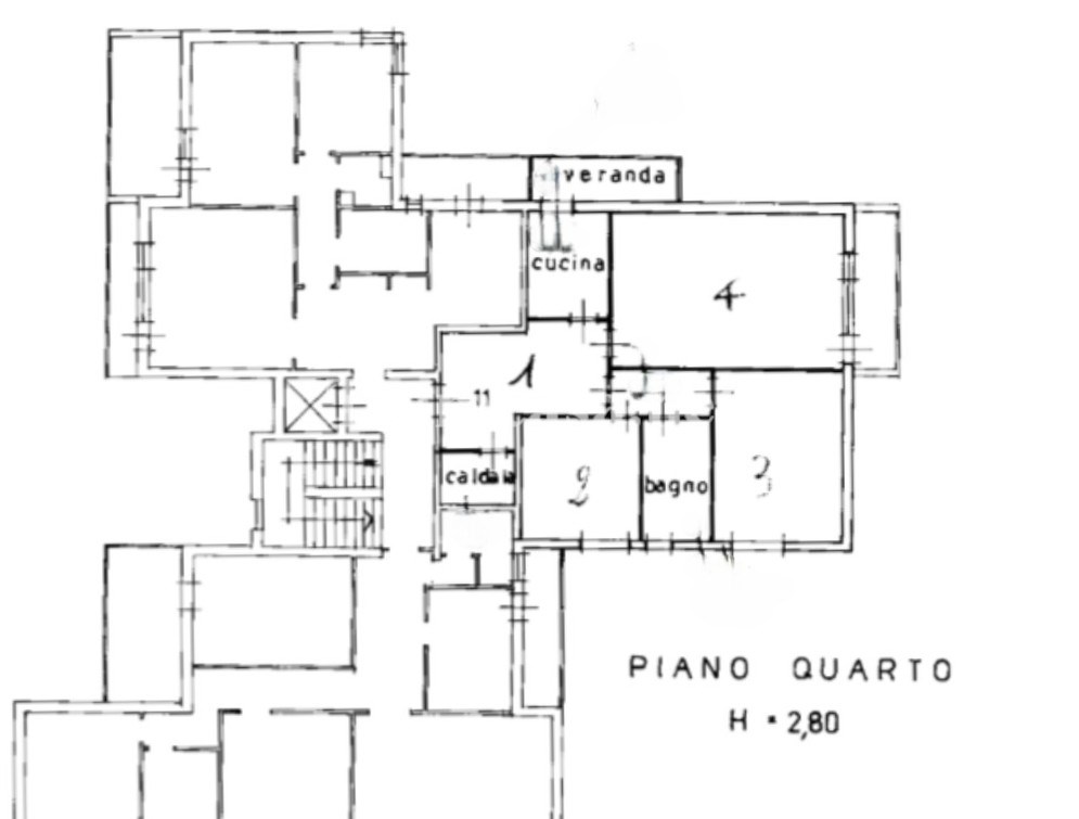 Trilocale con terrazzo a Pesaro