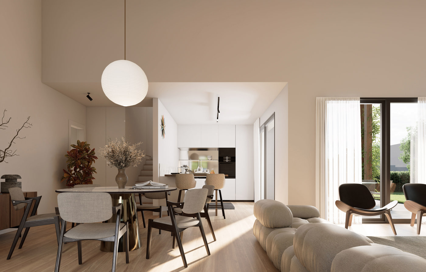 Villa Bifamiliare con giardino a Cant