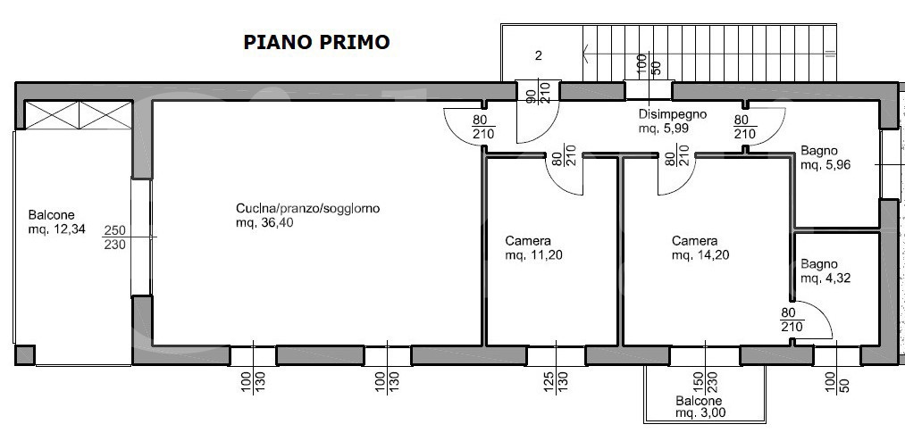 Trilocale con giardino a Cant�