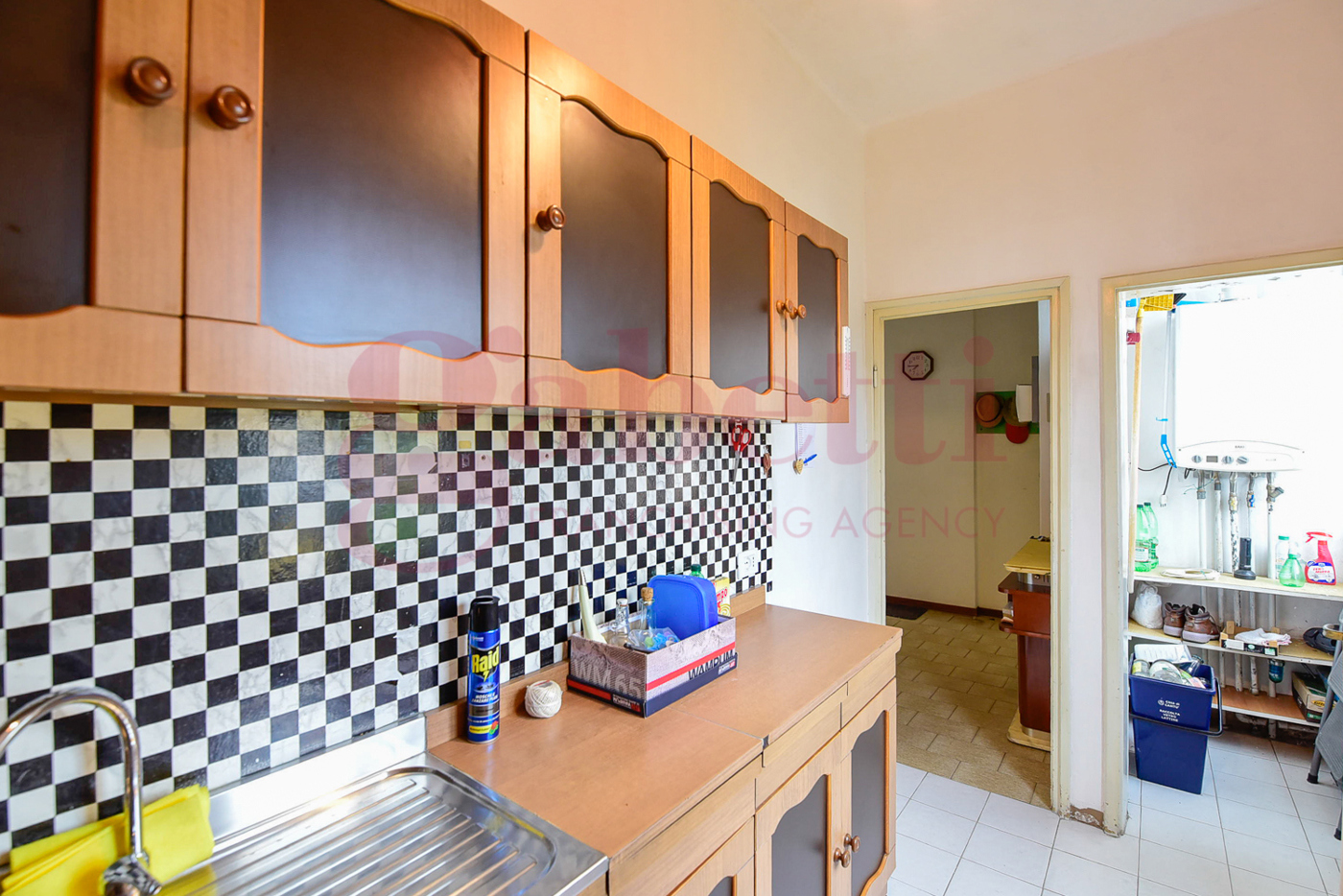 Trilocale con giardino a Cant�