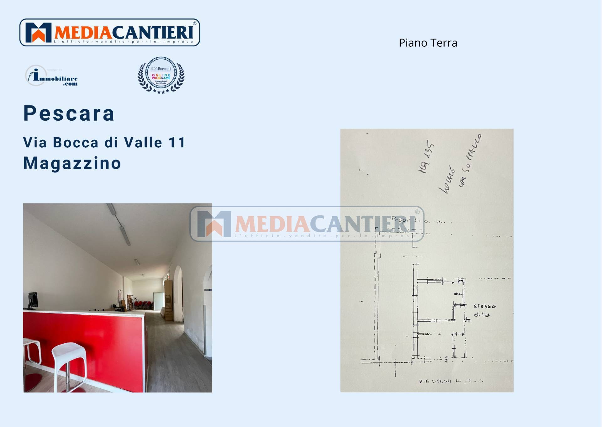 Deposito/Magazzino in vendita a Pescara