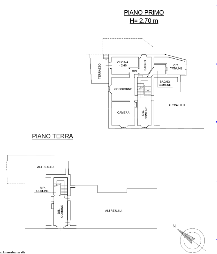 Trilocale da ristrutturare a Castel di Casio