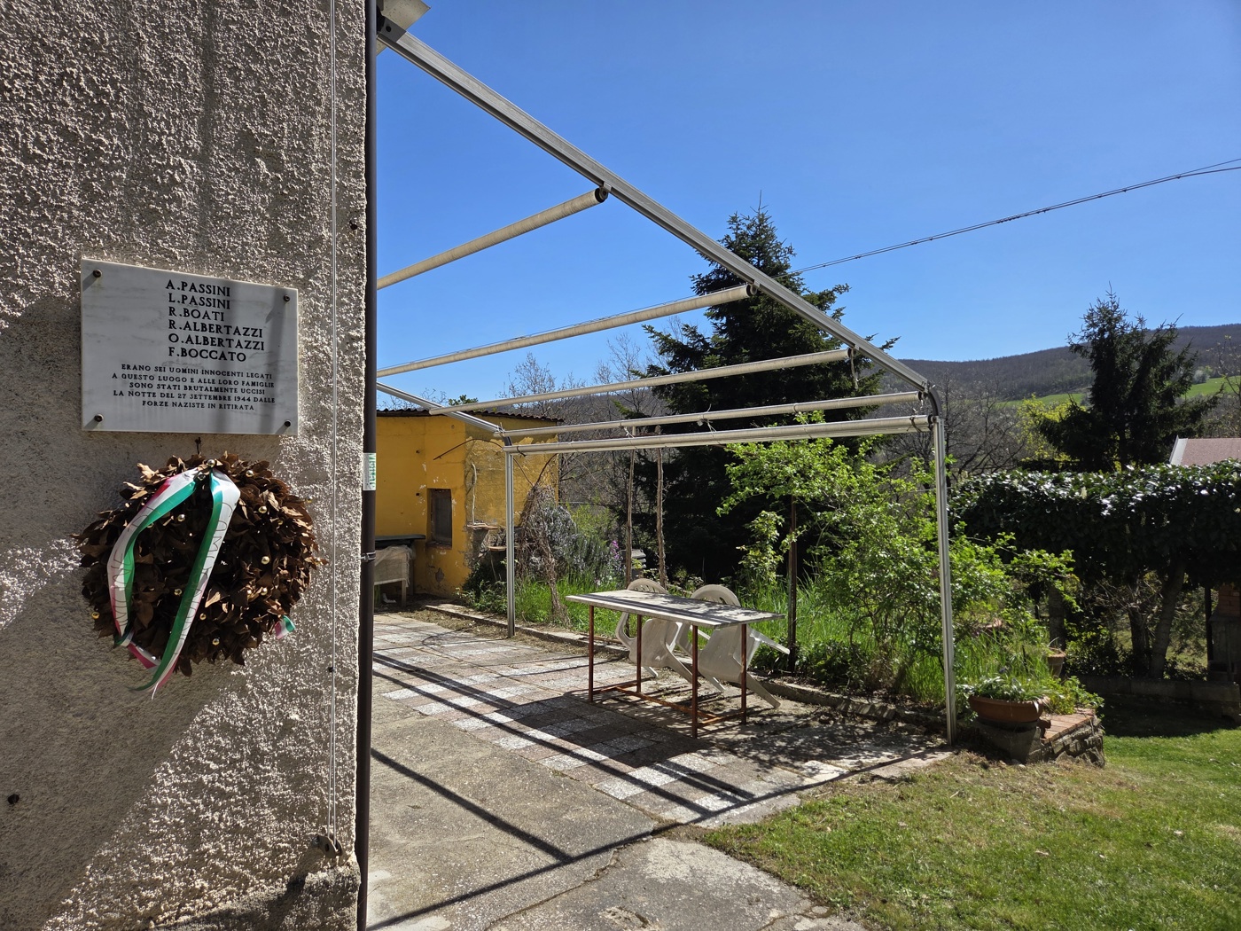 Trilocale con giardino a Camugnano