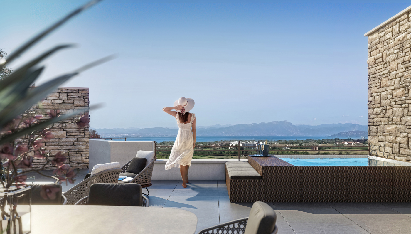 Trilocale vista lago a Castelnuovo del Garda