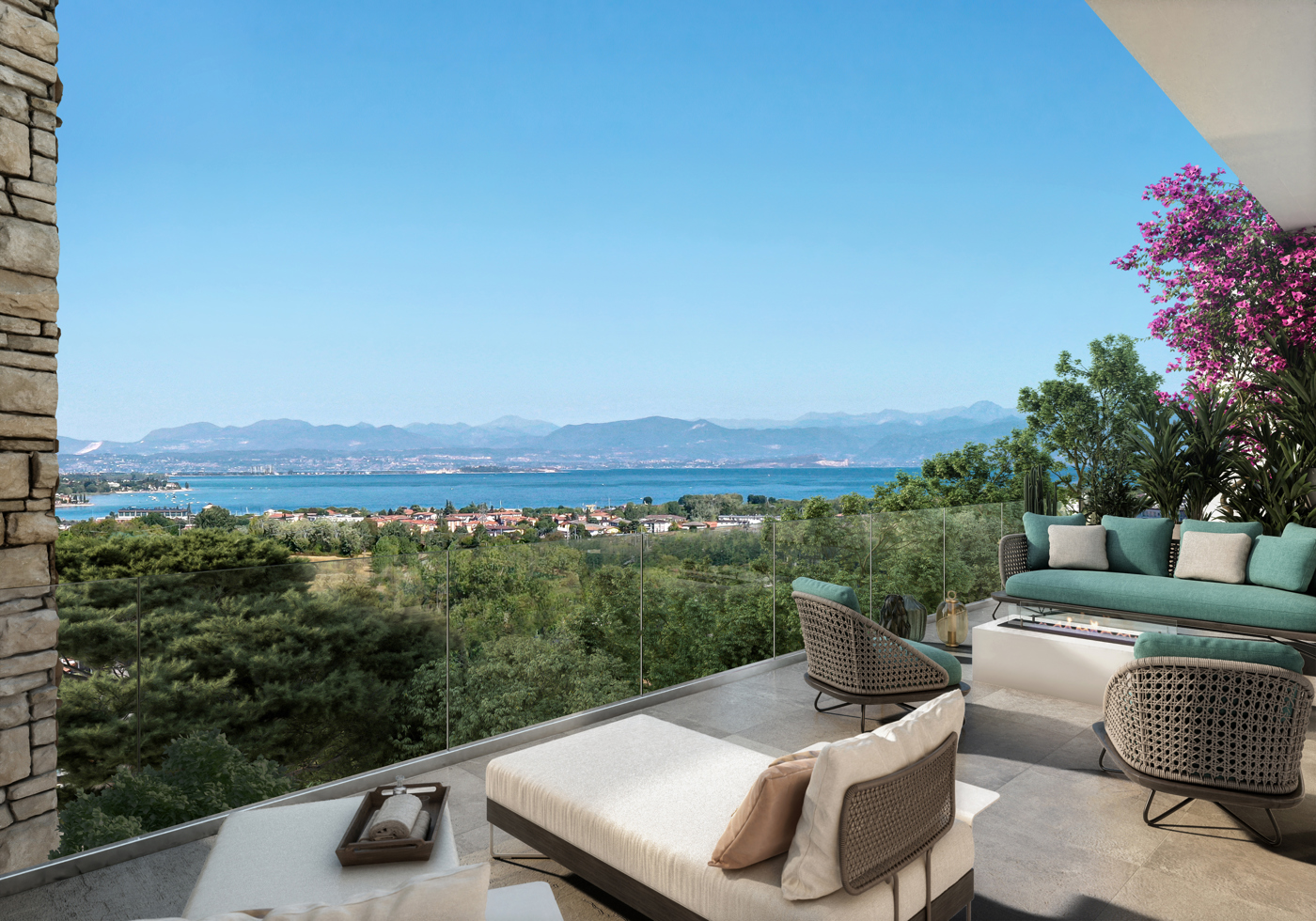 Trilocale vista lago a Castelnuovo del Garda