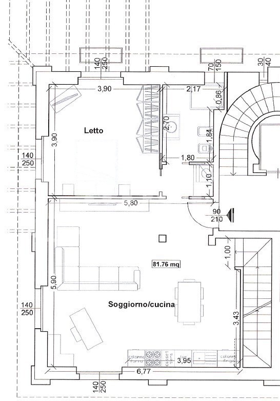 Quadrilocale con giardino a Rozzano