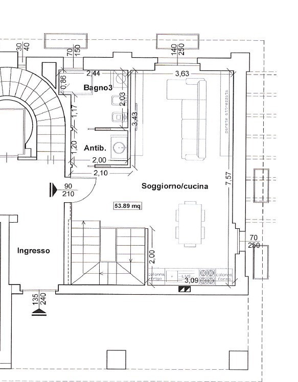 Quadrilocale con giardino a Rozzano