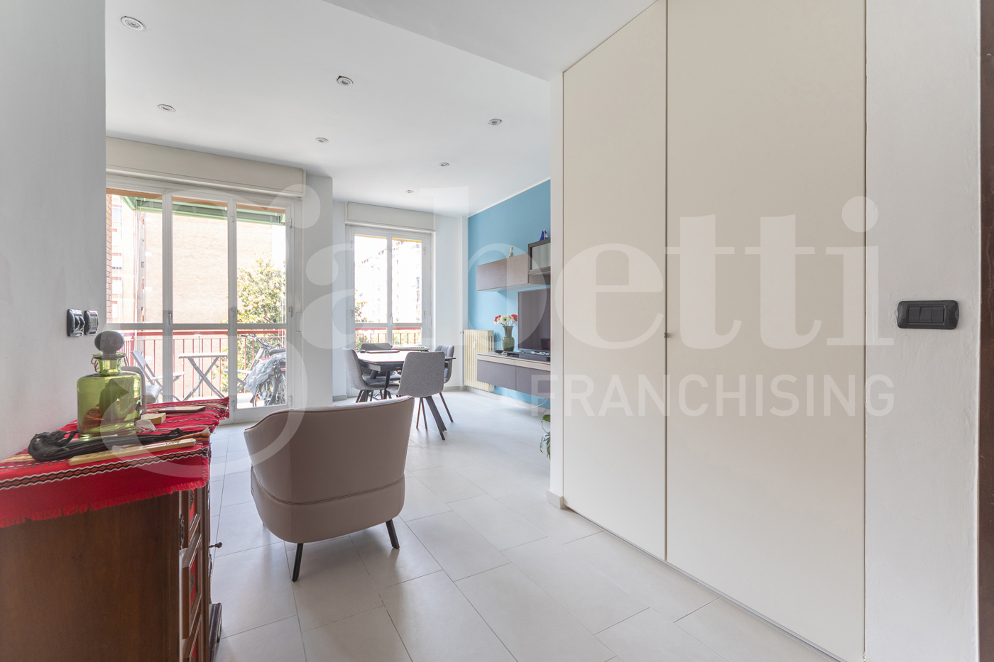 Trilocale ristrutturato a Milano