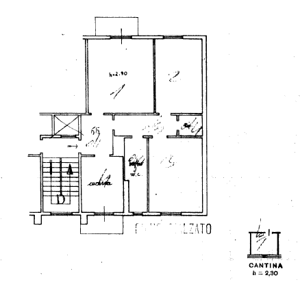 Trilocale da ristrutturare a Rozzano