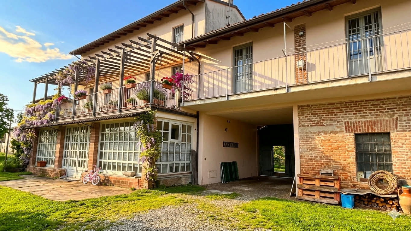 Casa indipendente con giardino a Campospinoso