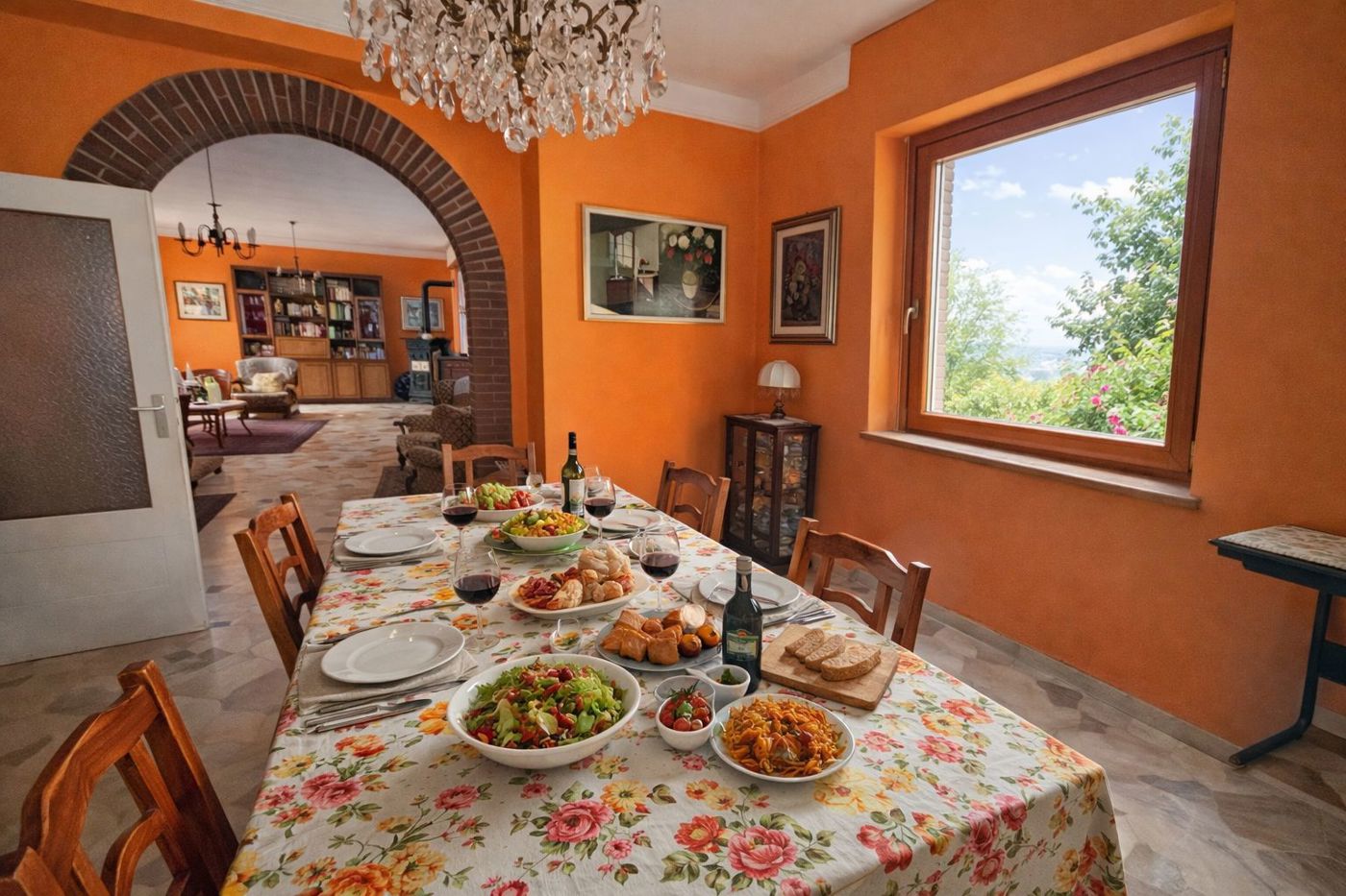 Villa con giardino a Calvignano