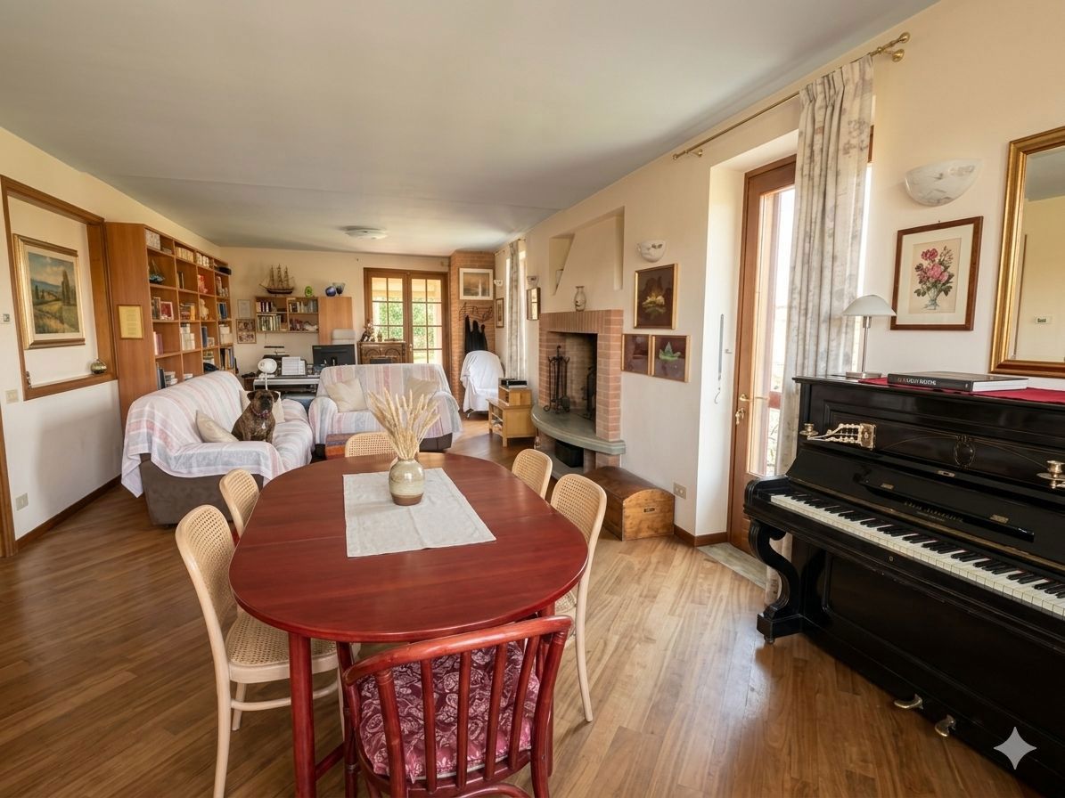 Villa con giardino a Castana