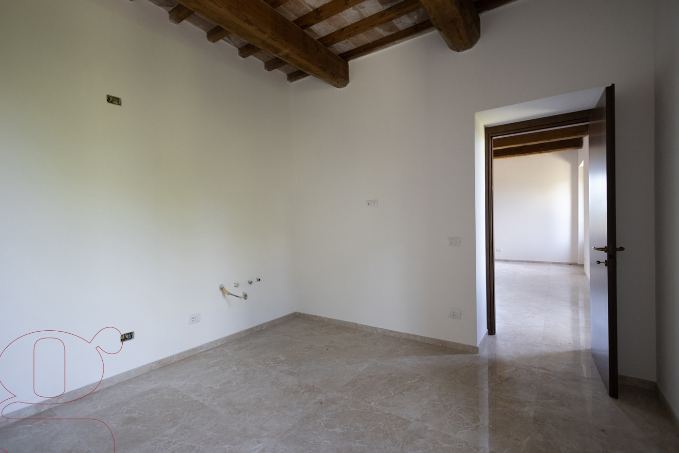 Quadrilocale con box doppio a Todi