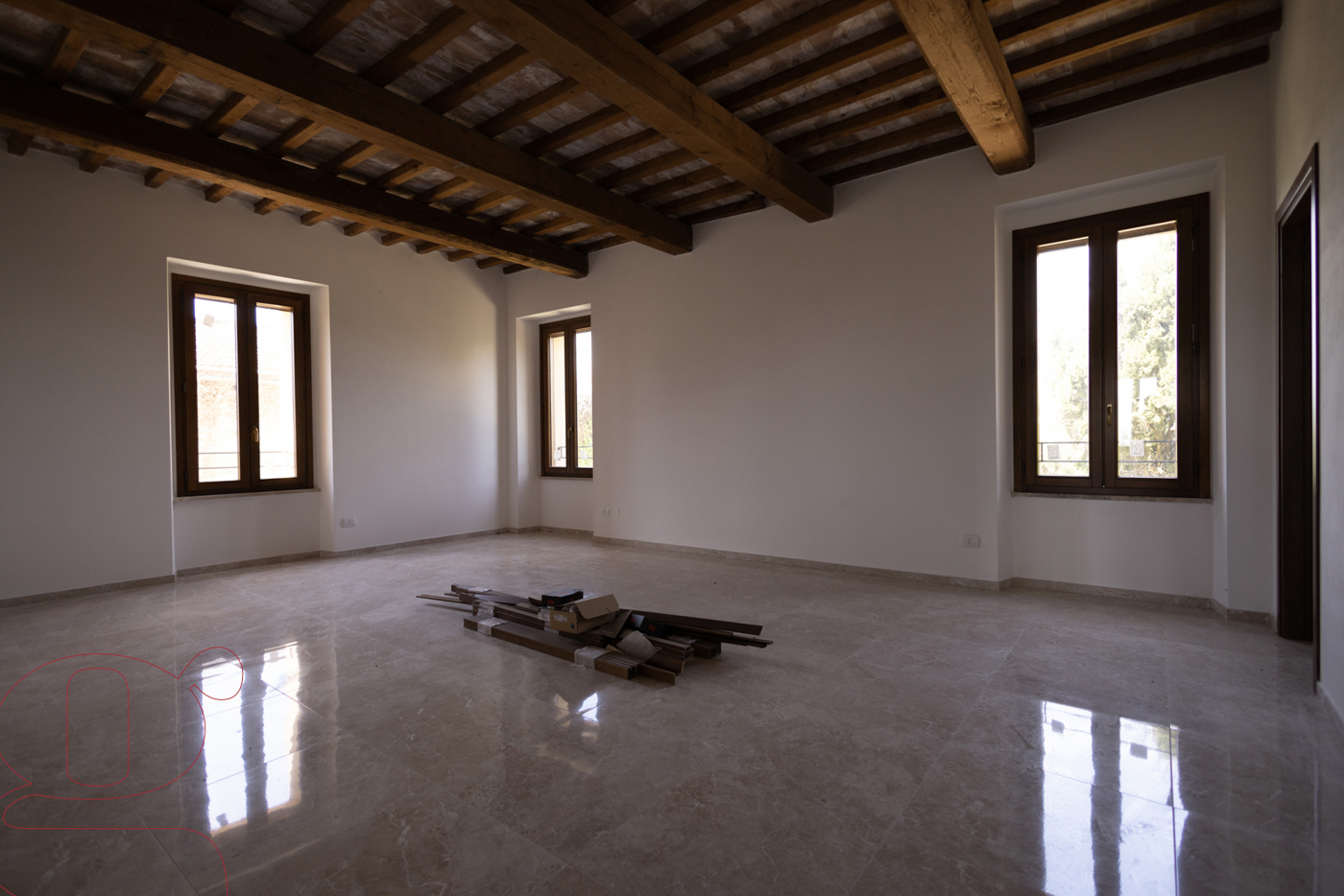 Quadrilocale con box doppio a Todi