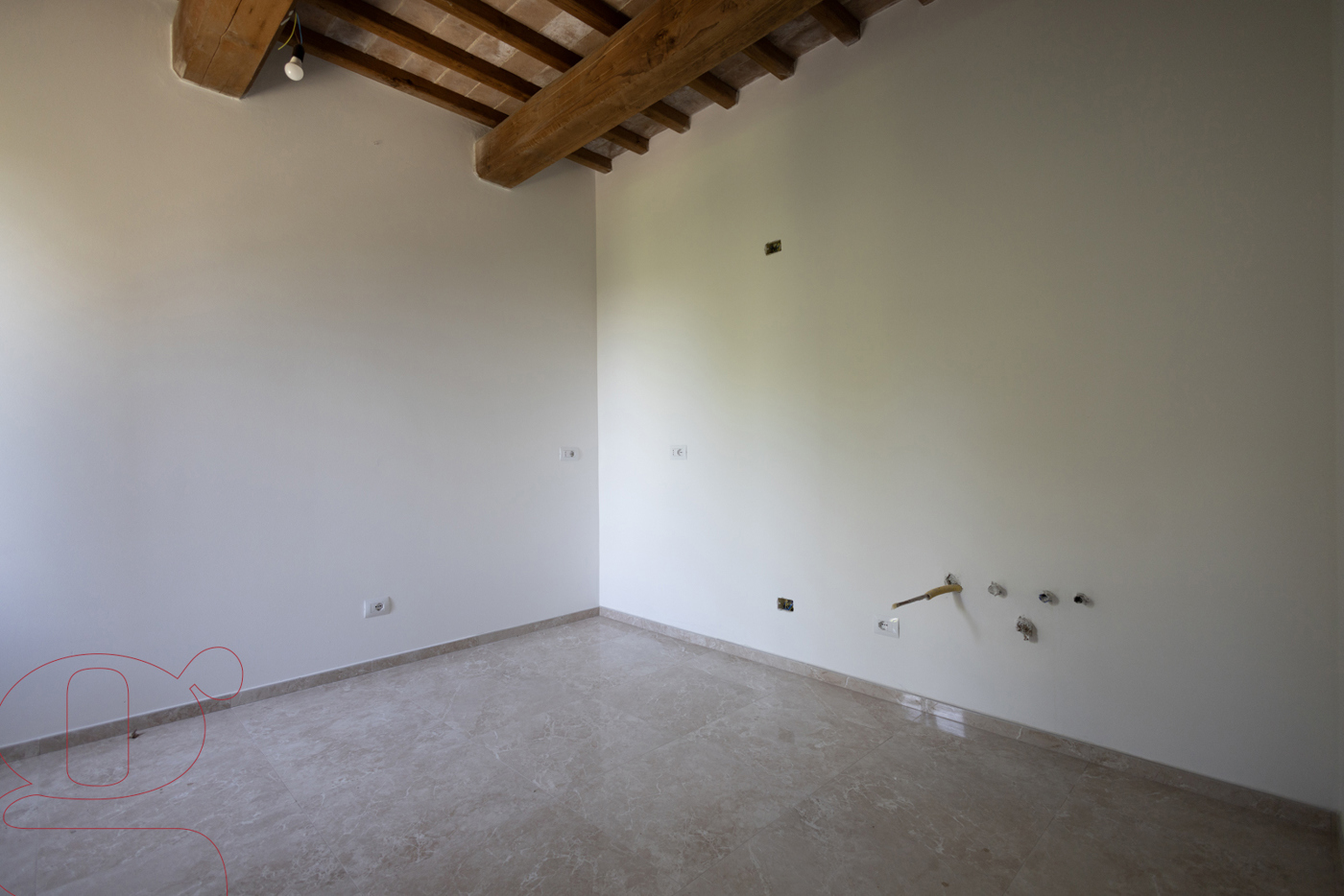 Quadrilocale con box doppio a Todi