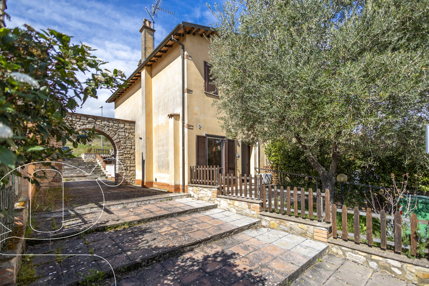 Bilocale con giardino a Monte Castello di Vibio