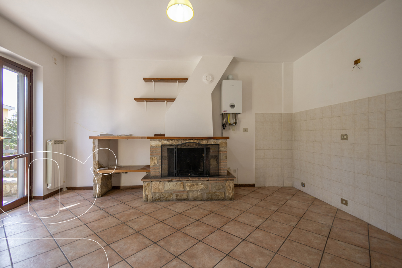 Bilocale con giardino a Monte Castello di Vibio