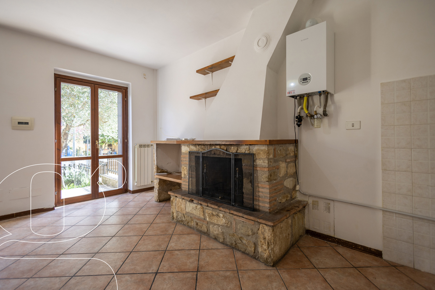 Bilocale con giardino a Monte Castello di Vibio