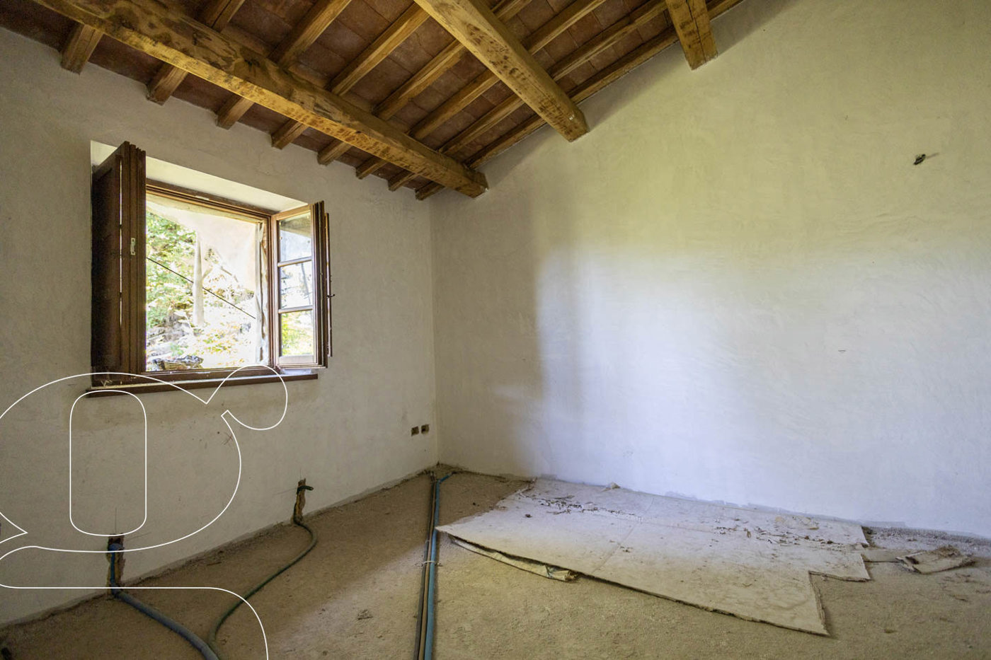 Rustico con giardino a Poggiodomo