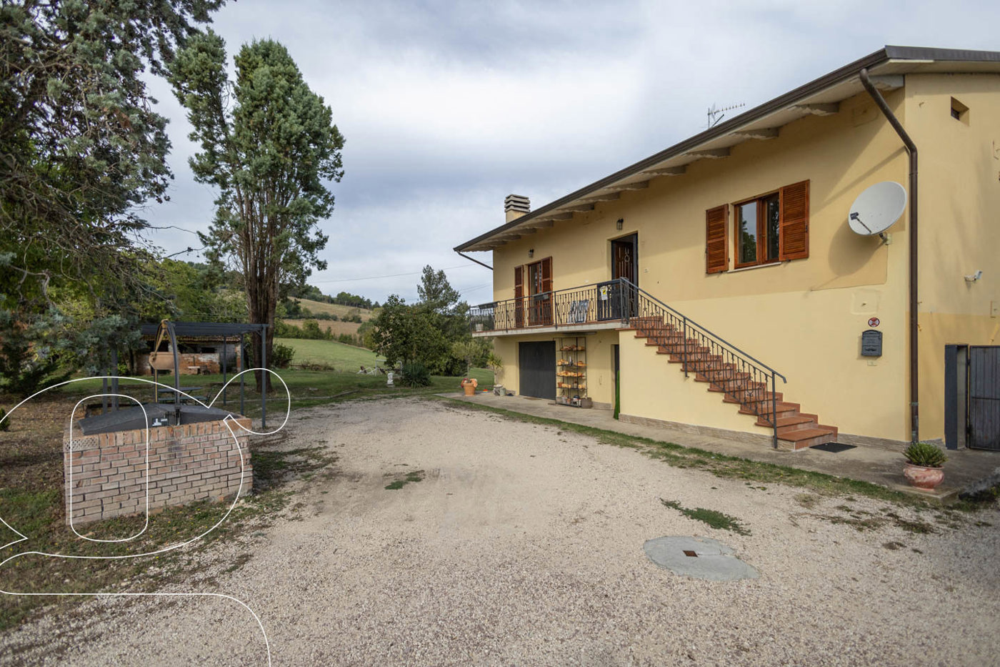 Appartamento con giardino a Fratta Todina
