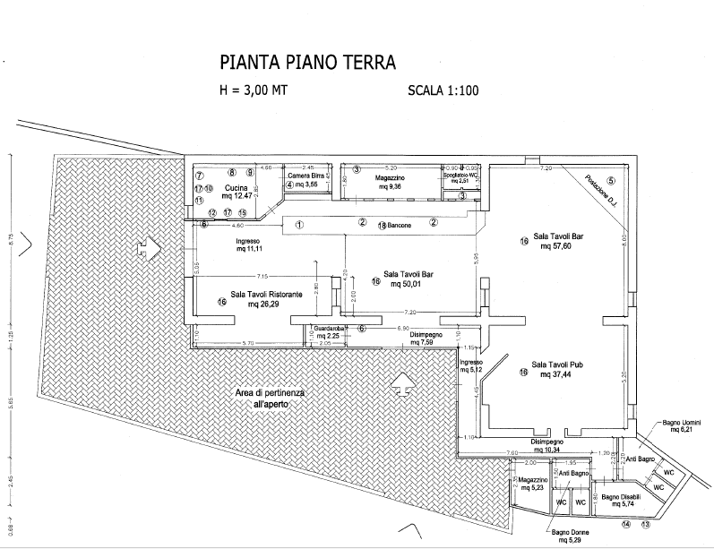 Negozio in affitto a Cassino
