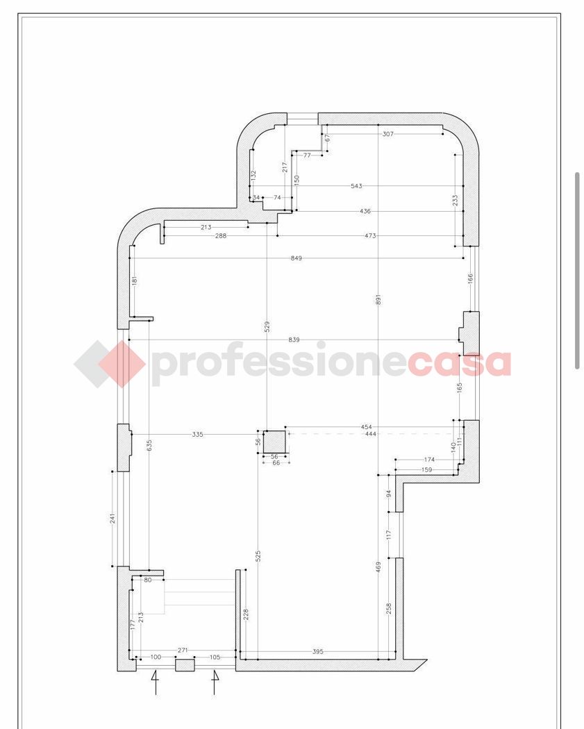 Negozio in affitto a Cassino