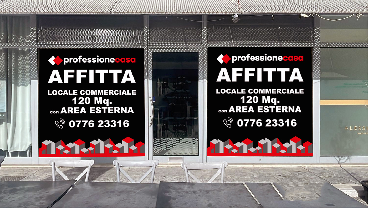 Negozio in affitto a Cassino