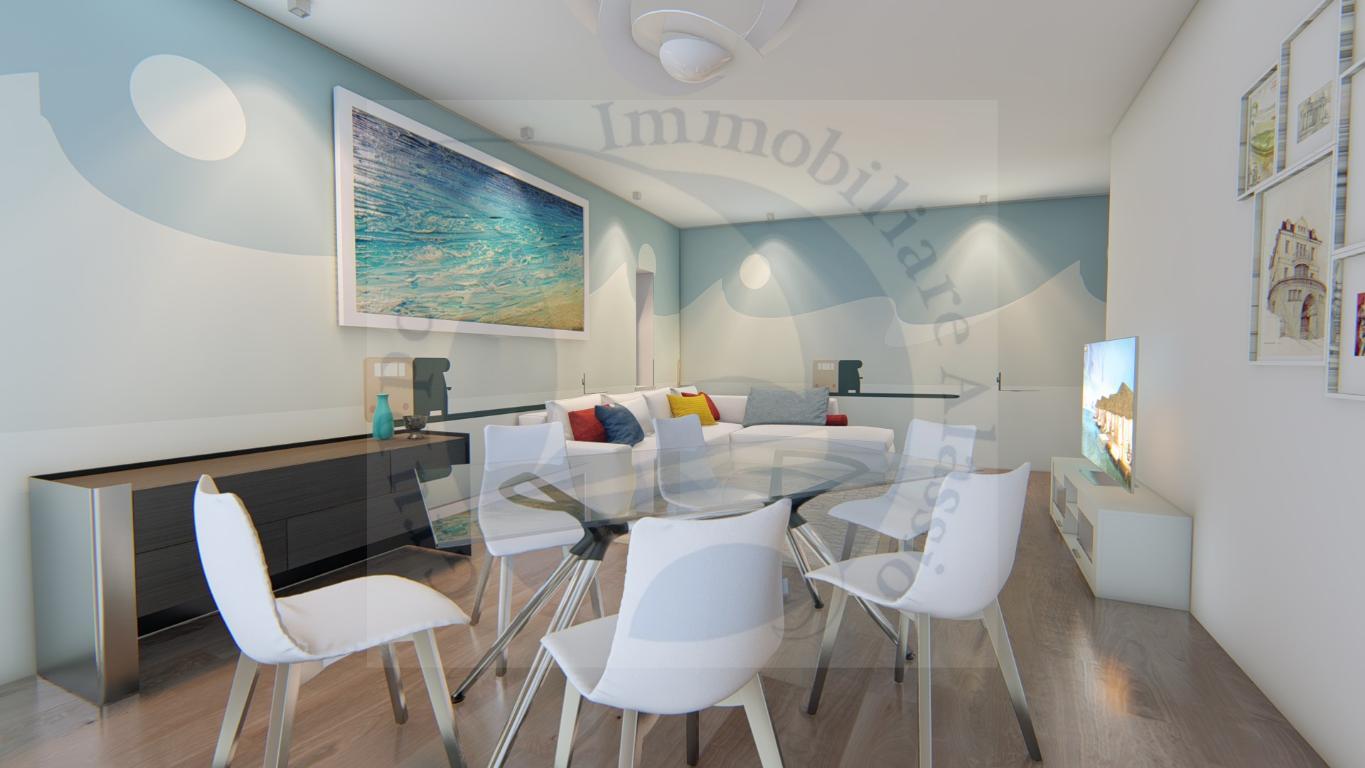 Trilocale con terrazzo a Alassio