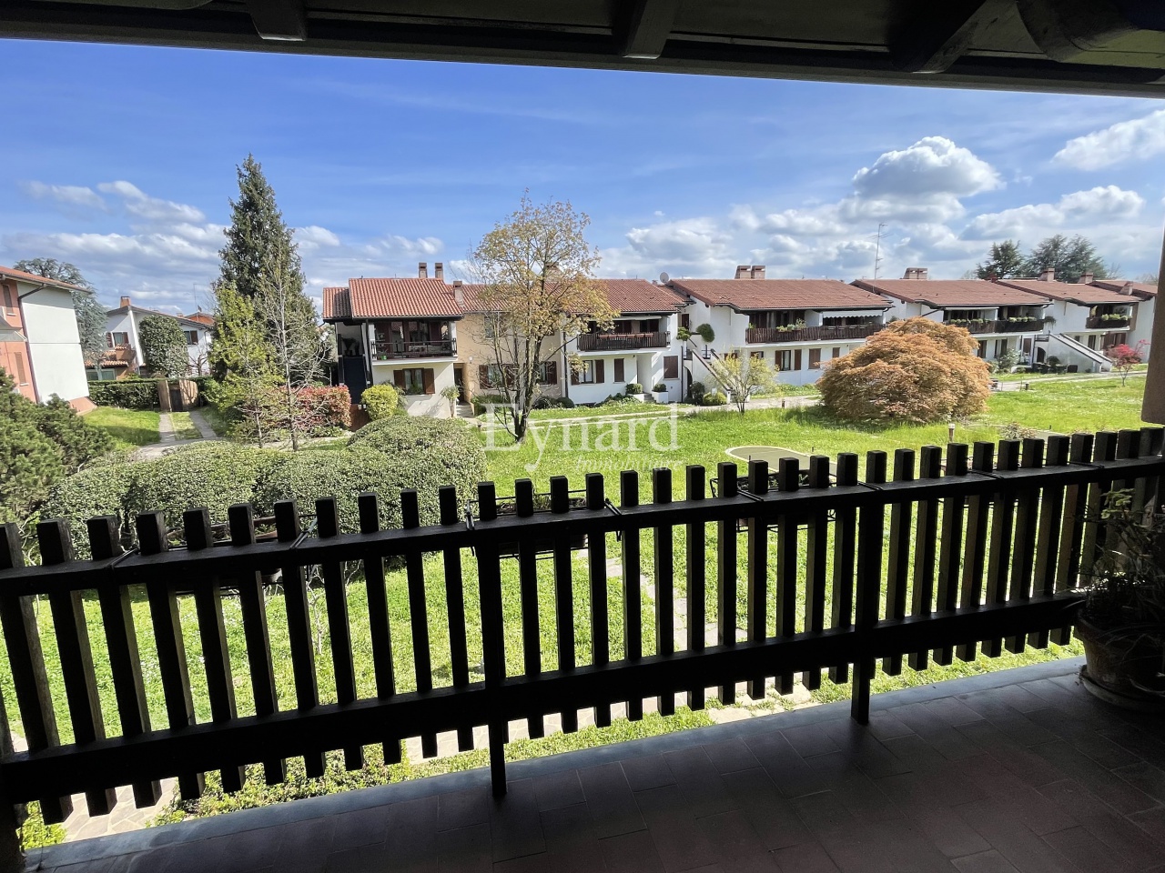 Quadrilocale con giardino a Gorle