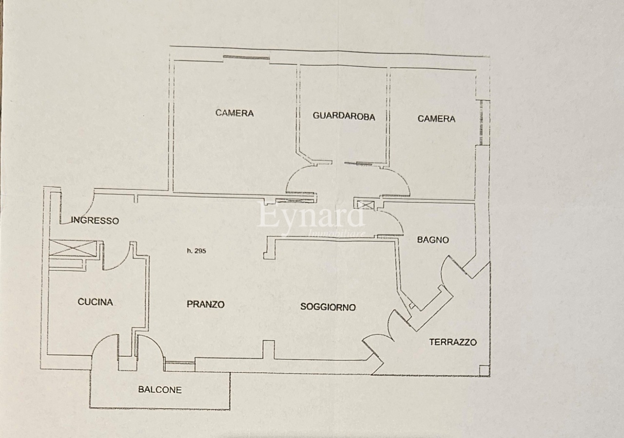 Trilocale con terrazzo a Bergamo
