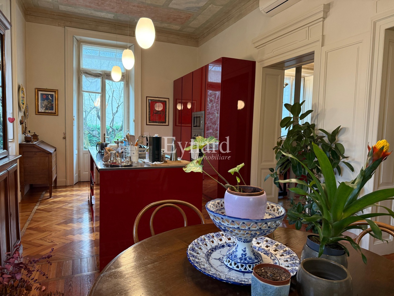 Quadrilocale con giardino a Bergamo