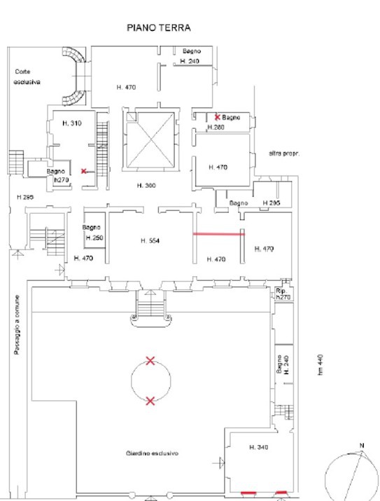 Appartamento con giardino a Firenze