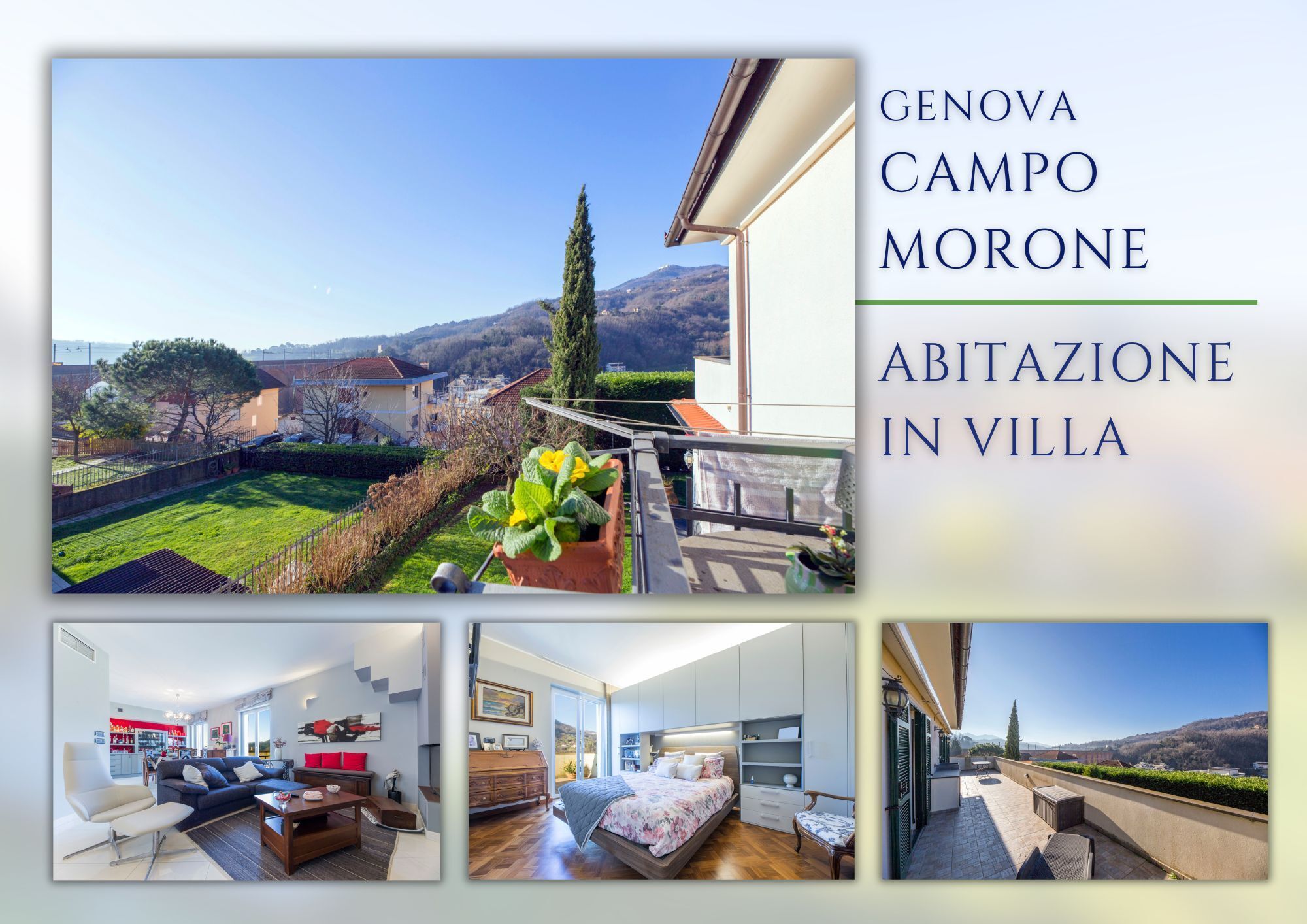 Appartamento con giardino in via campomorone, Genova