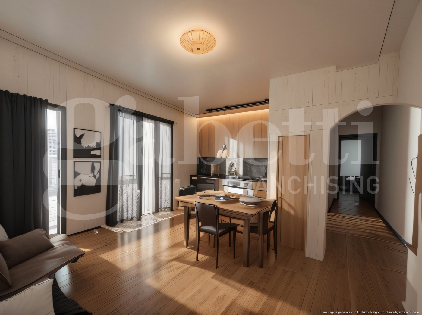 Trilocale con giardino a Anzio