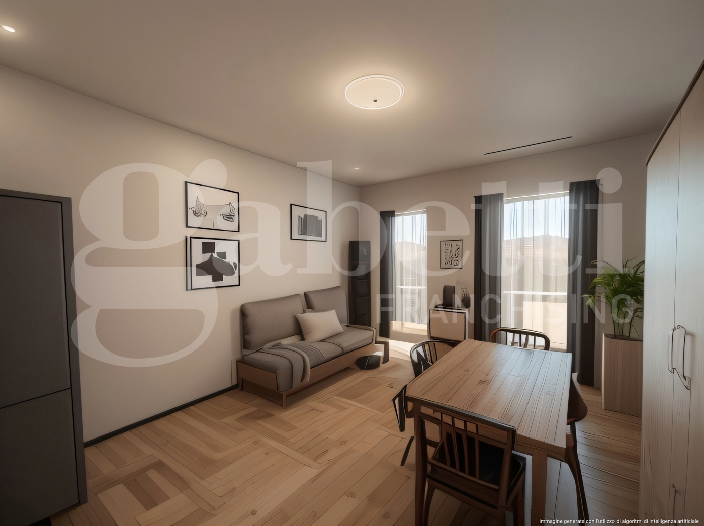 Trilocale con giardino a Anzio