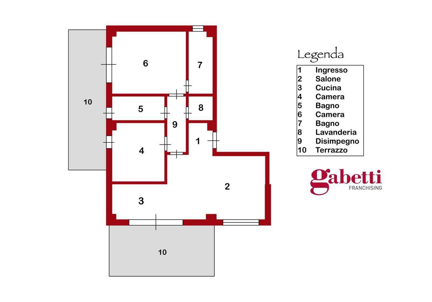 Bilocale con box a Salerno