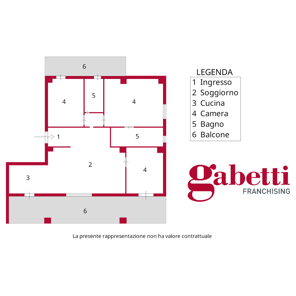 Trilocale classe A4 a Salerno