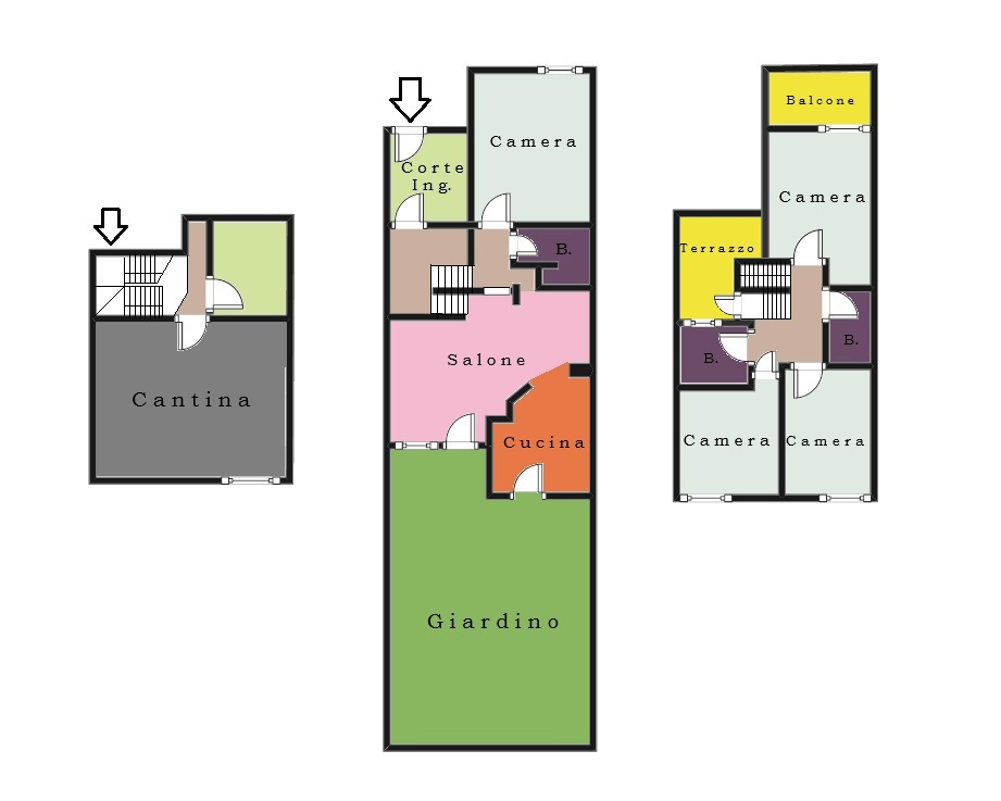 Casa indipendente con giardino a Roma