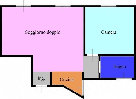 Appartamento Bilocale ristrutturato a Roma - 01