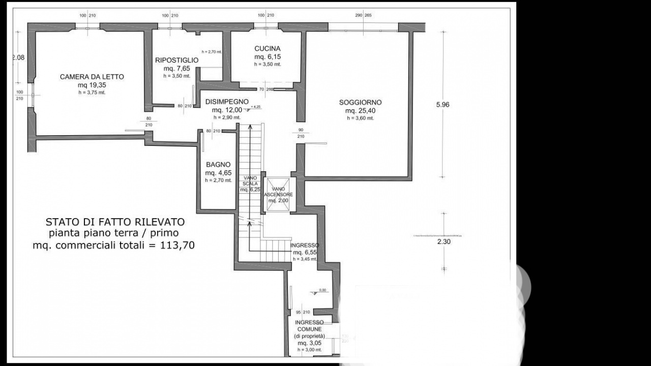 Trilocale in vendita in via del baraccano, Bologna