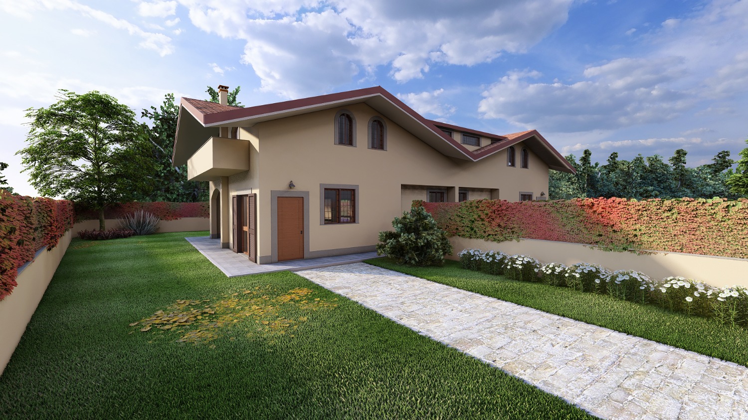 Villa con box a Grottaferrata