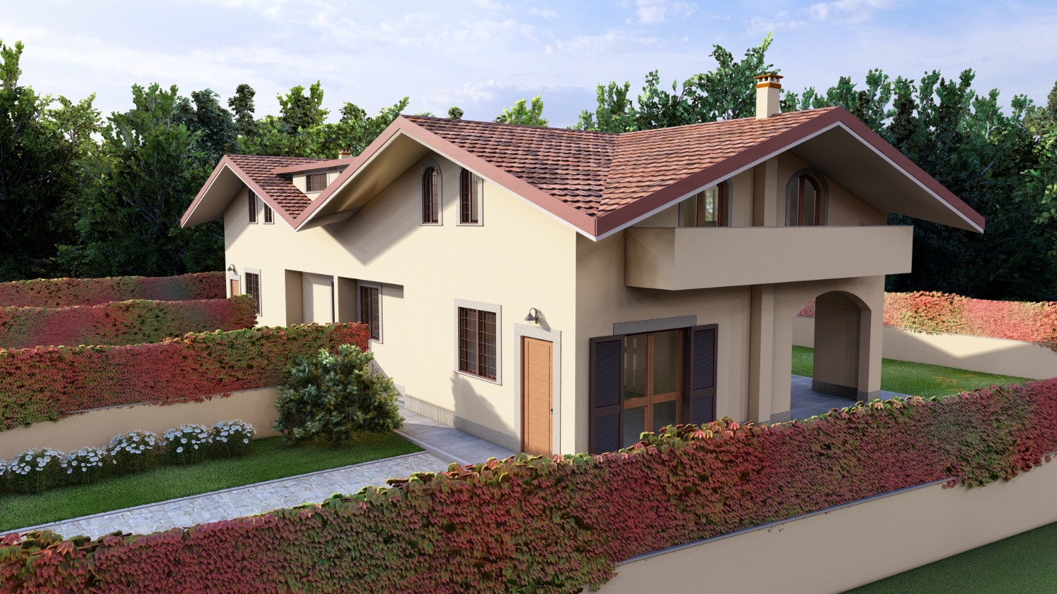 Villa con box a Grottaferrata