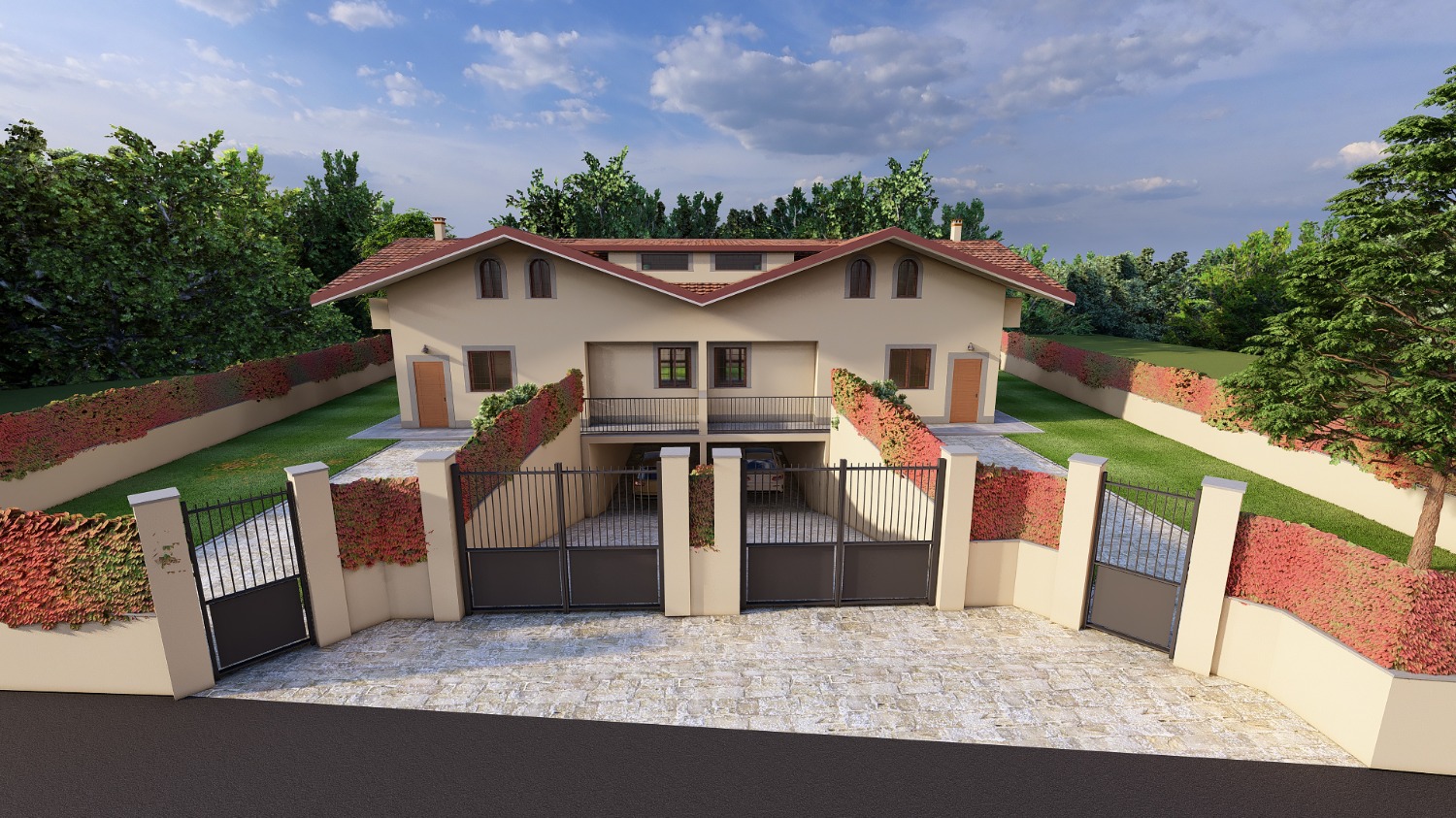 Villa con box a Grottaferrata