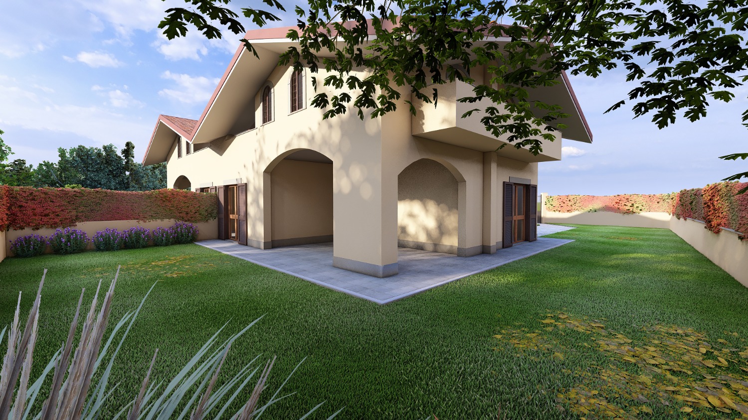 Villa con box a Rocca di Papa