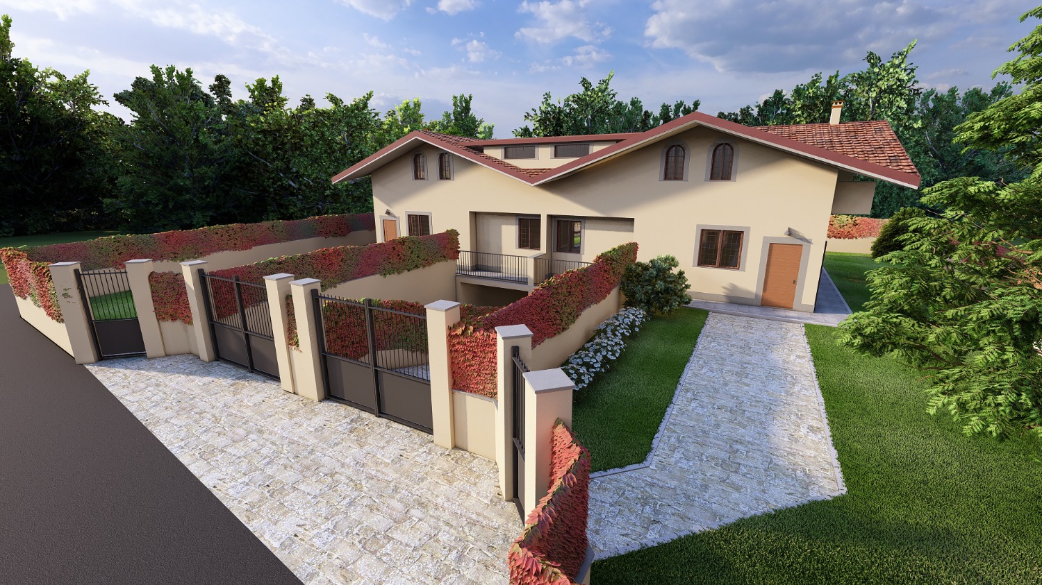 Villa con box a Rocca di Papa