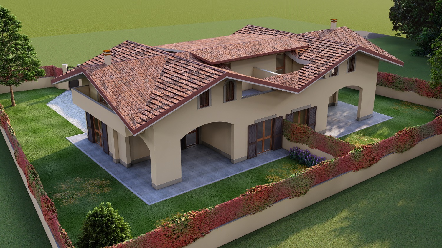 Villa con box a Rocca di Papa