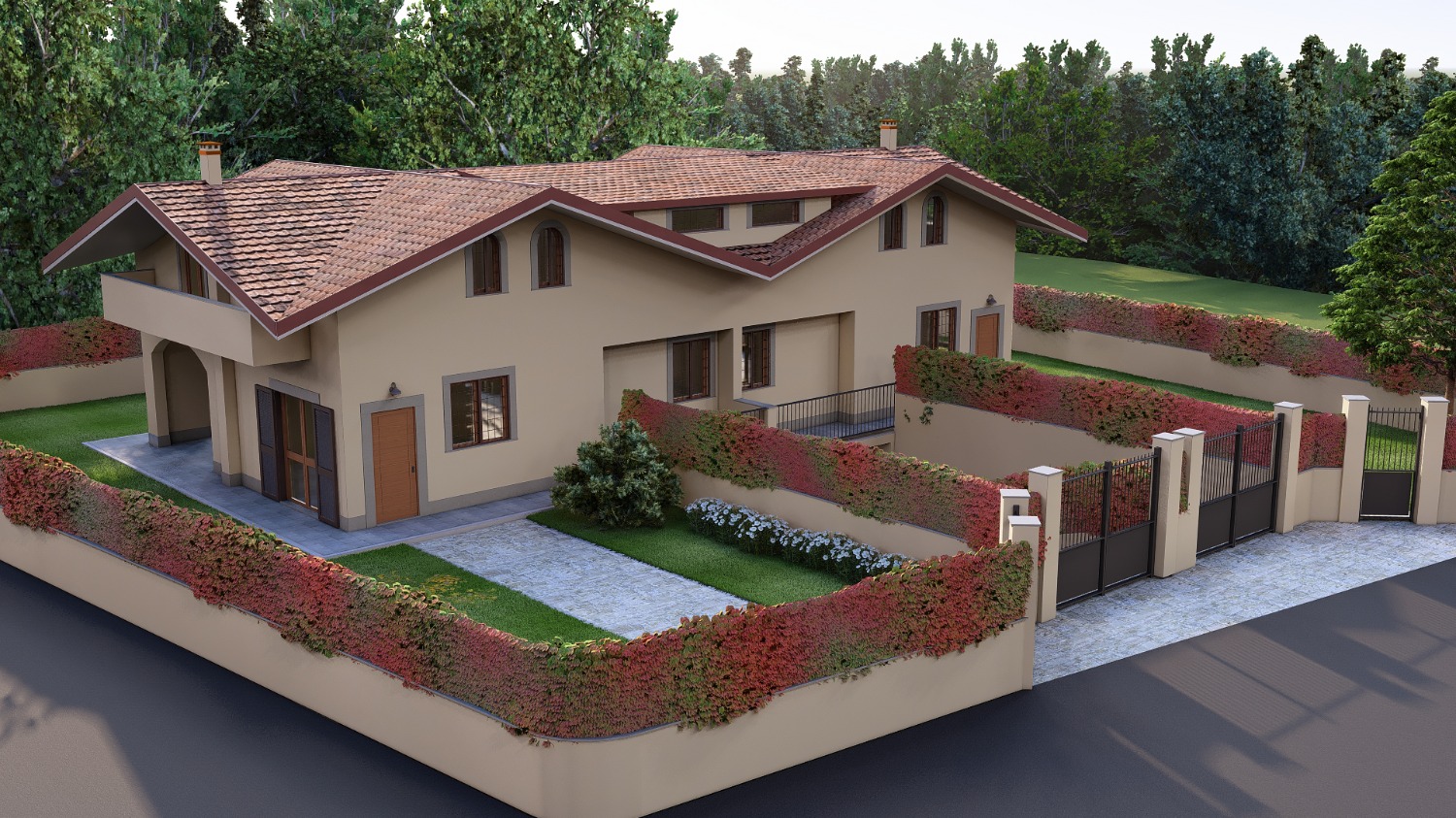 Villa con box a Rocca di Papa