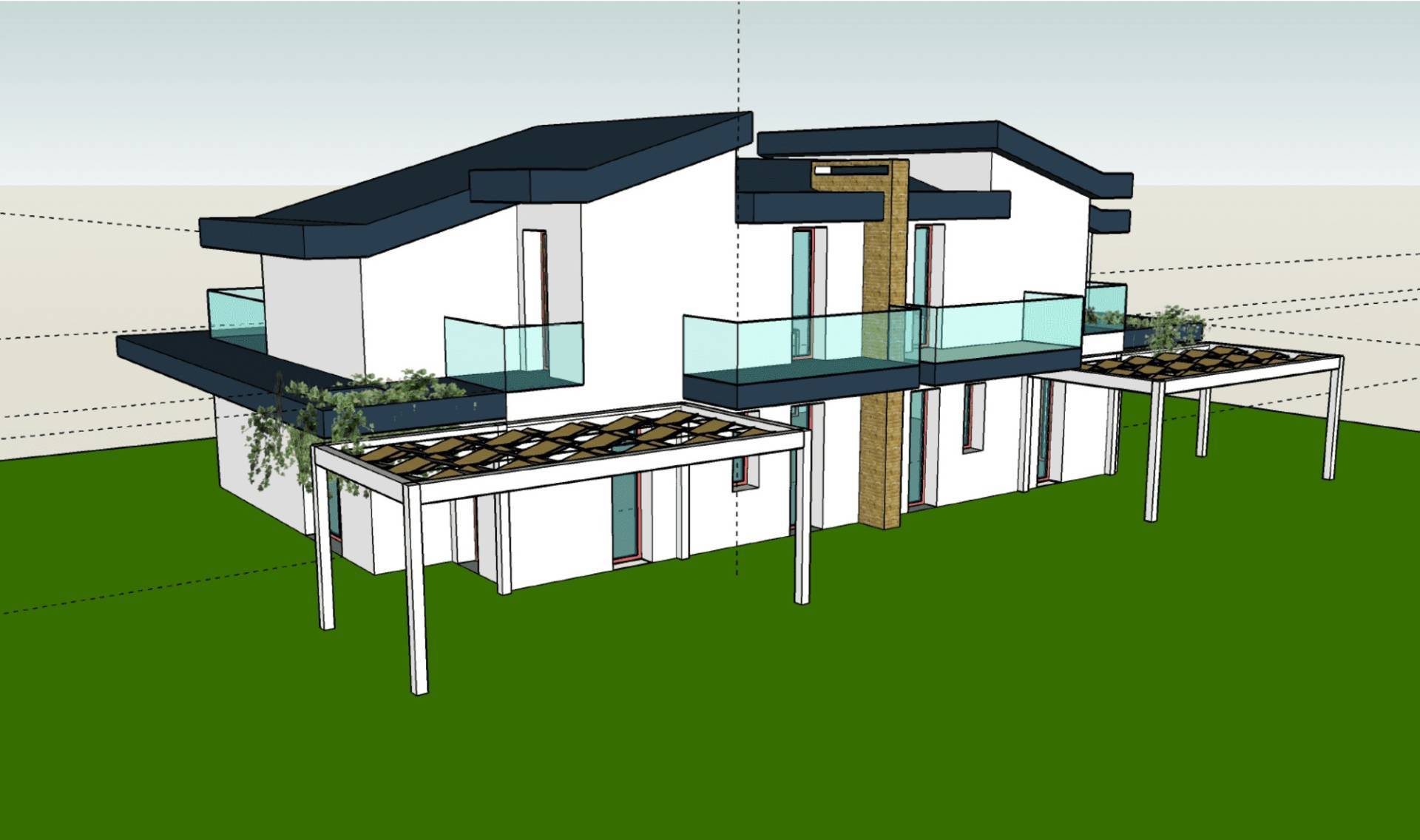 Villetta bifamiliare in vendita a Cesena, Borgo di Ronta